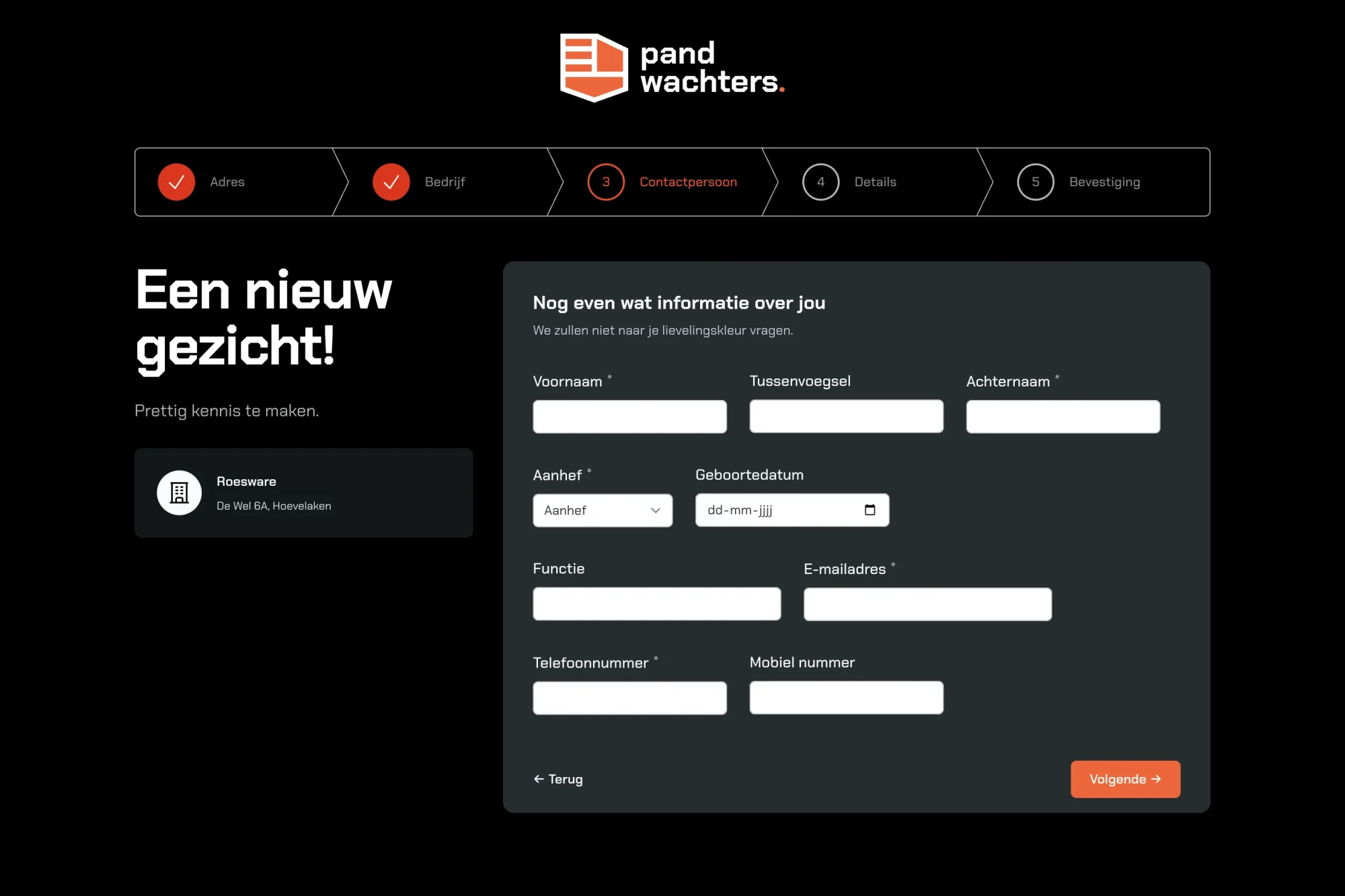 Een maatwerk platform voor Pandwachters met directe koppeling naar Gripp