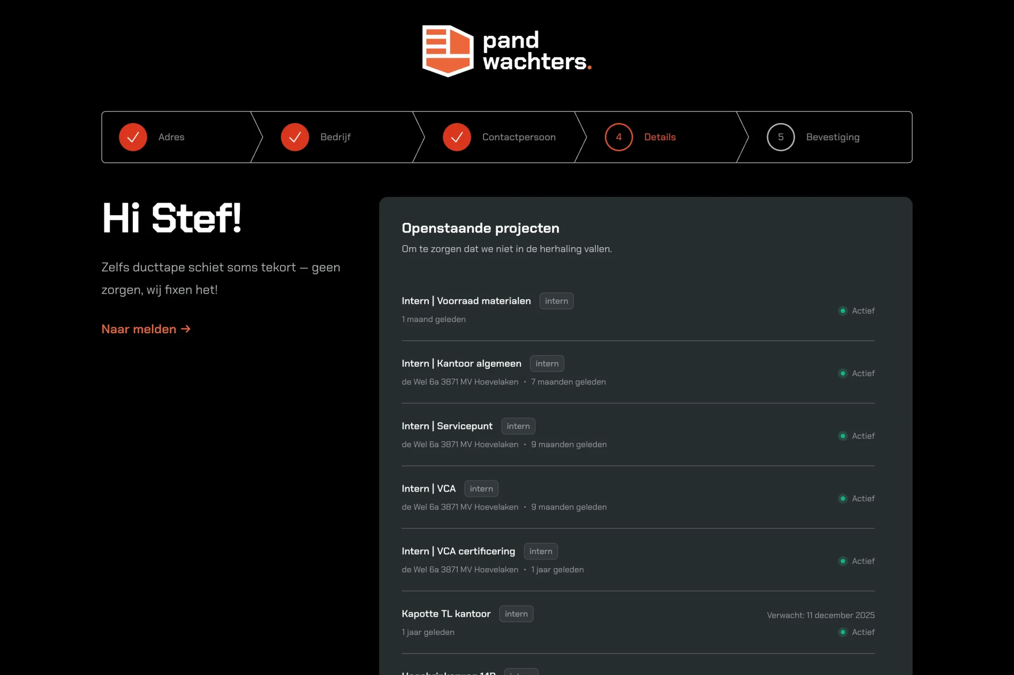 Een maatwerk platform voor Pandwachters met directe koppeling naar Gripp