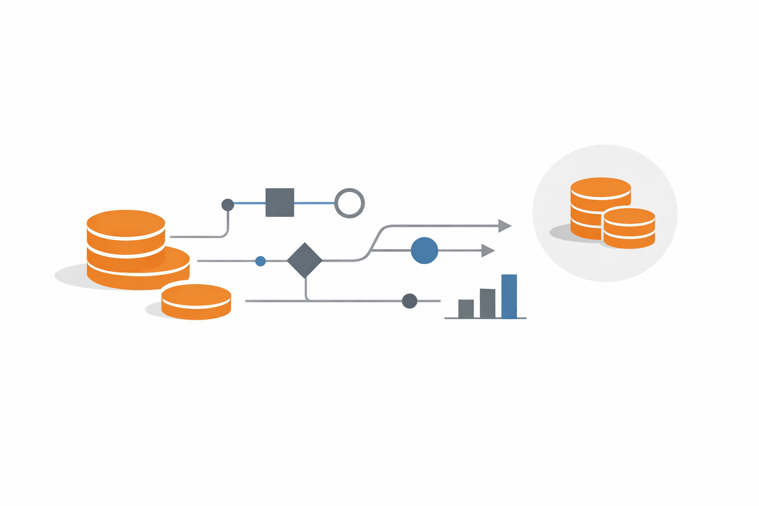 Subsidie en digitalisering MKB — abstracte weergave van financiering en procesautomatisering