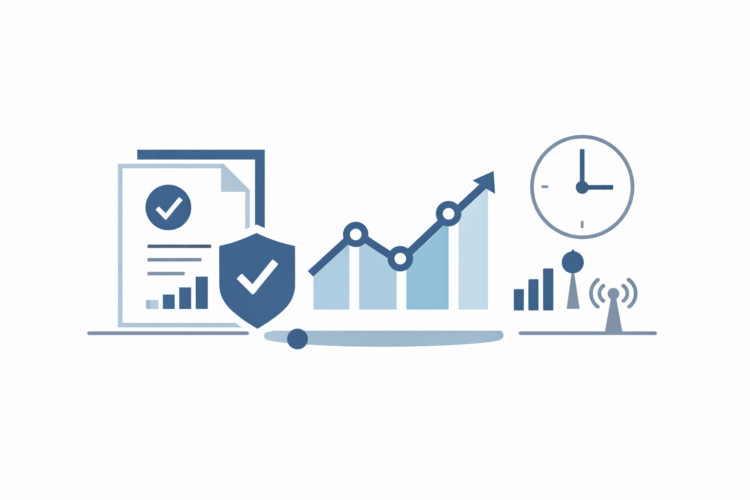 Illustratie van SLA en monitoring bij onderhoud van maatwerk software