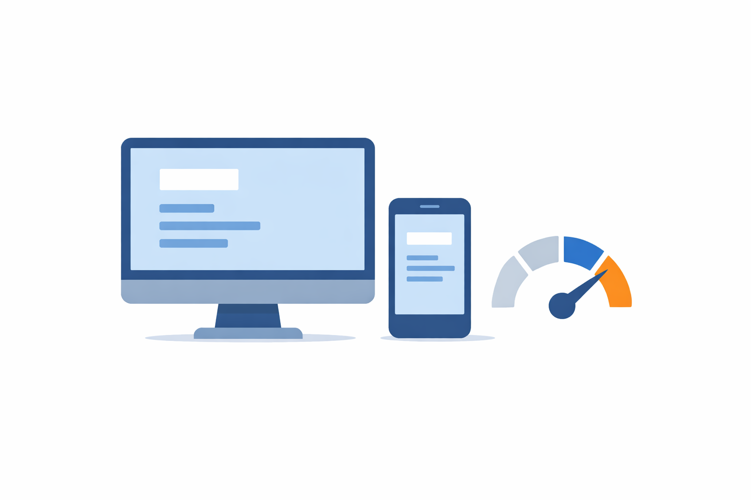Illustratie van formulier en snelheid als factoren om conversie van een website te verbeteren